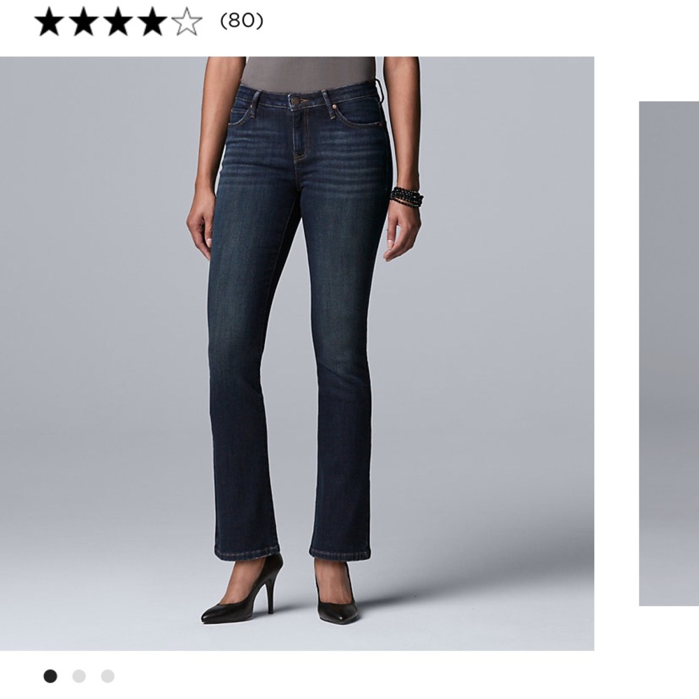 Simply Vera Vera Wang Bootcut Jeans
